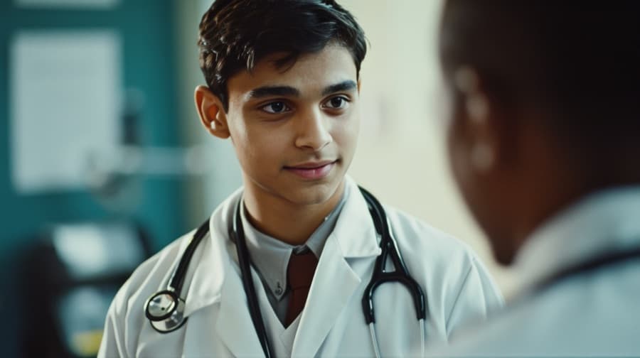 A young doctor